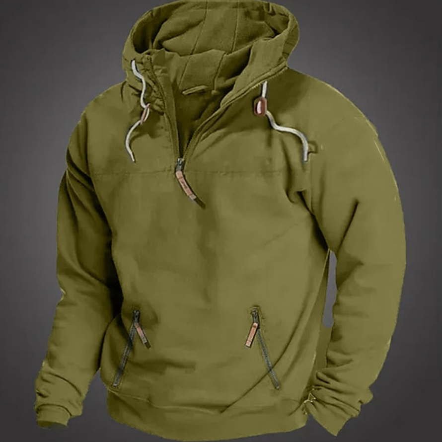 Carson | Men's Stylish Quarter-Zip Hoodie for Winter