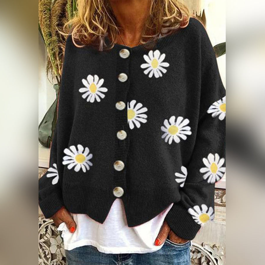 Sandy | Women's Elegant Button-Down Cardigan for Winter