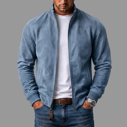 Samuel | Men's Suede Bomber Jacket