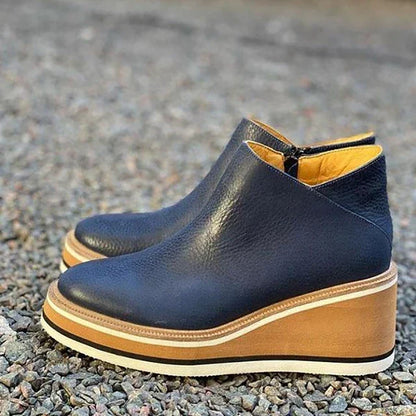 Courtney | Women's Elegant Wedge Boots