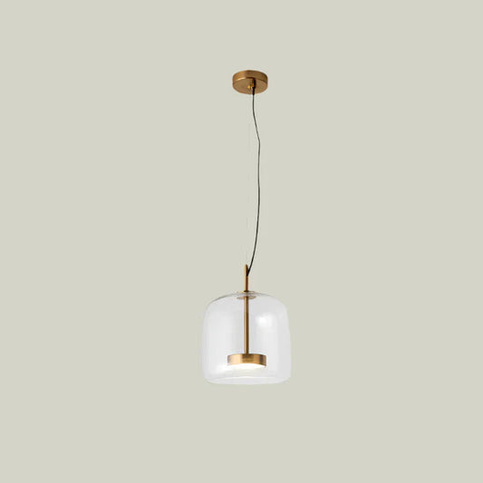 CHAN | Modern Minimalist Pendant Light with Vintage Glass Design | Energy-Efficient Illumination for Cozy Spaces