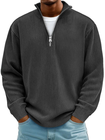 Daniel | Men's Classic Knit Half-Zip Pullover for Winter