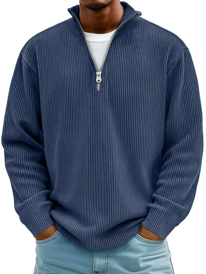 Daniel | Men's Classic Knit Half-Zip Pullover for Winter