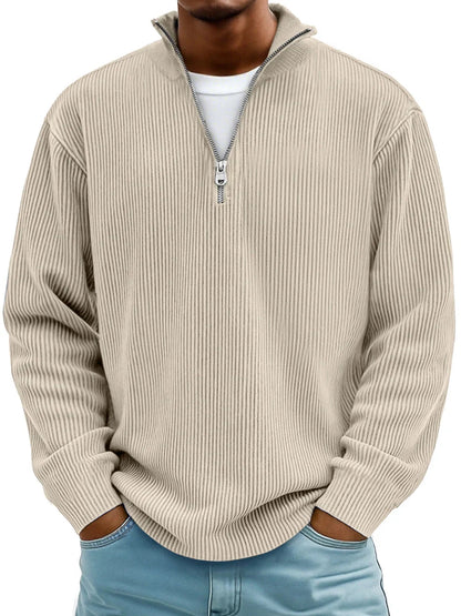 Daniel | Men's Classic Knit Half-Zip Pullover for Winter