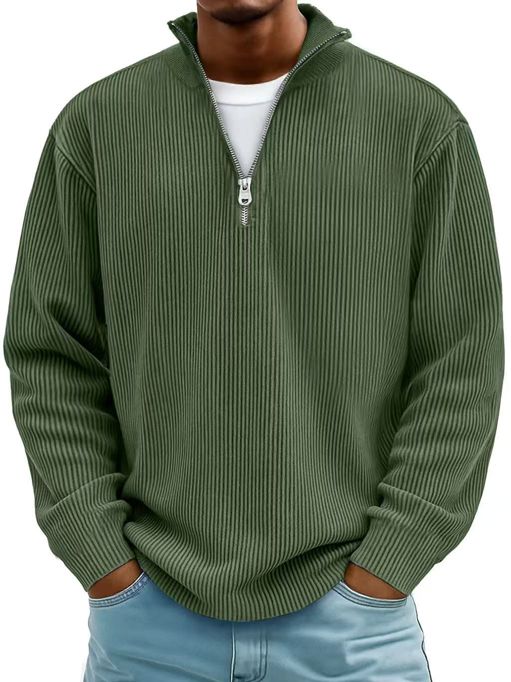 Daniel | Men's Classic Knit Half-Zip Pullover for Winter