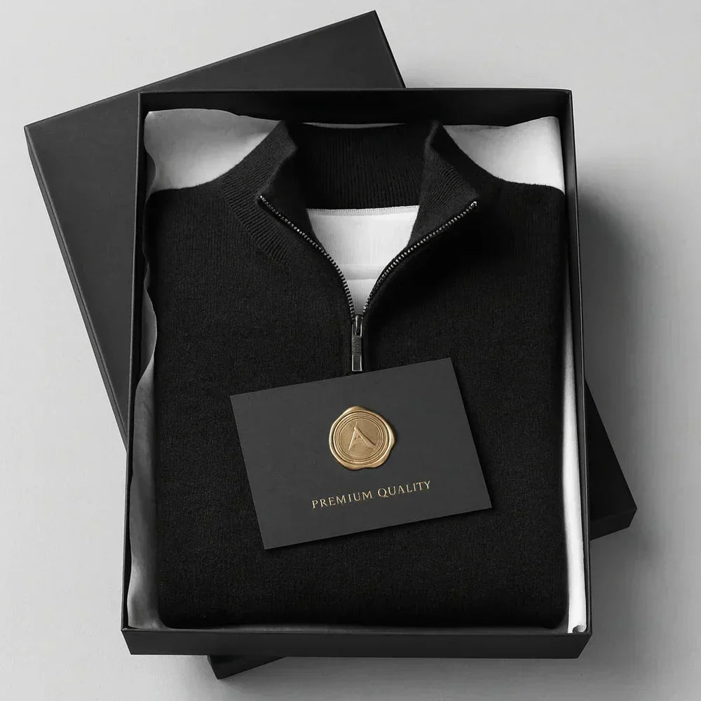 Charlie | Men's Stylish Zip-Up Pullover Jacket for Winter