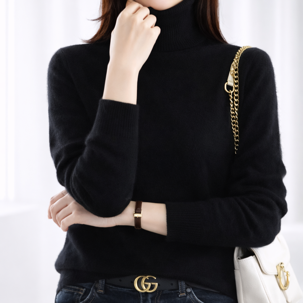 Undine | Women's Ribbed Roll-Neck Jumper