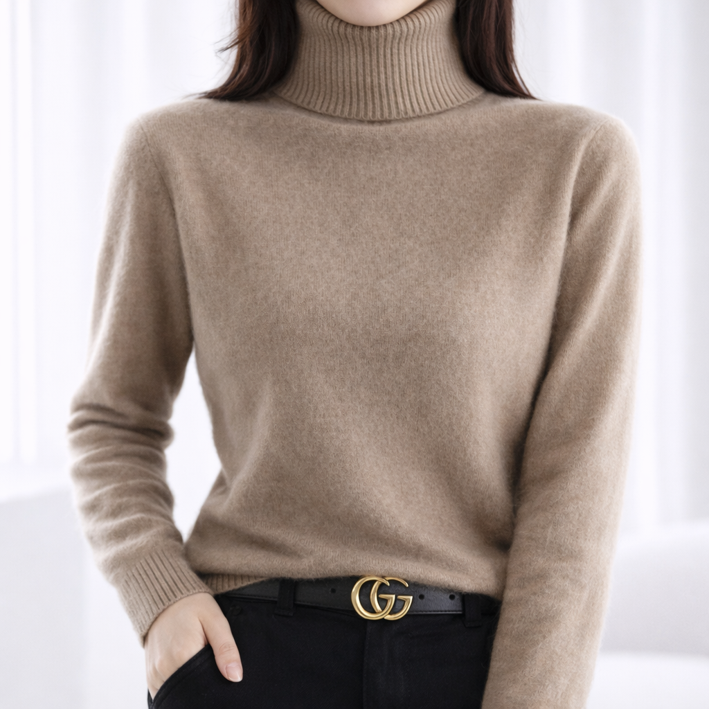 Undine | Women's Ribbed Roll-Neck Jumper