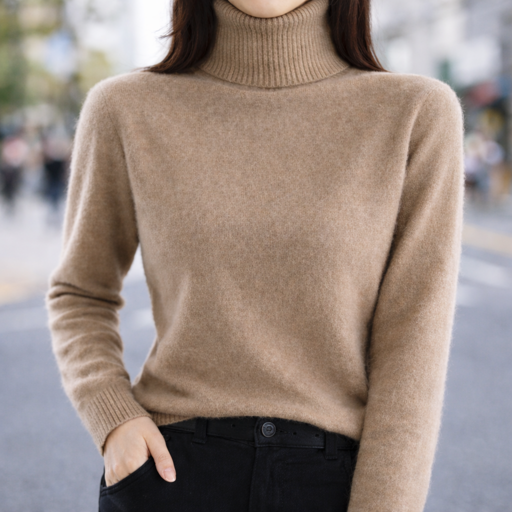 Undine | Women's Ribbed Roll-Neck Jumper