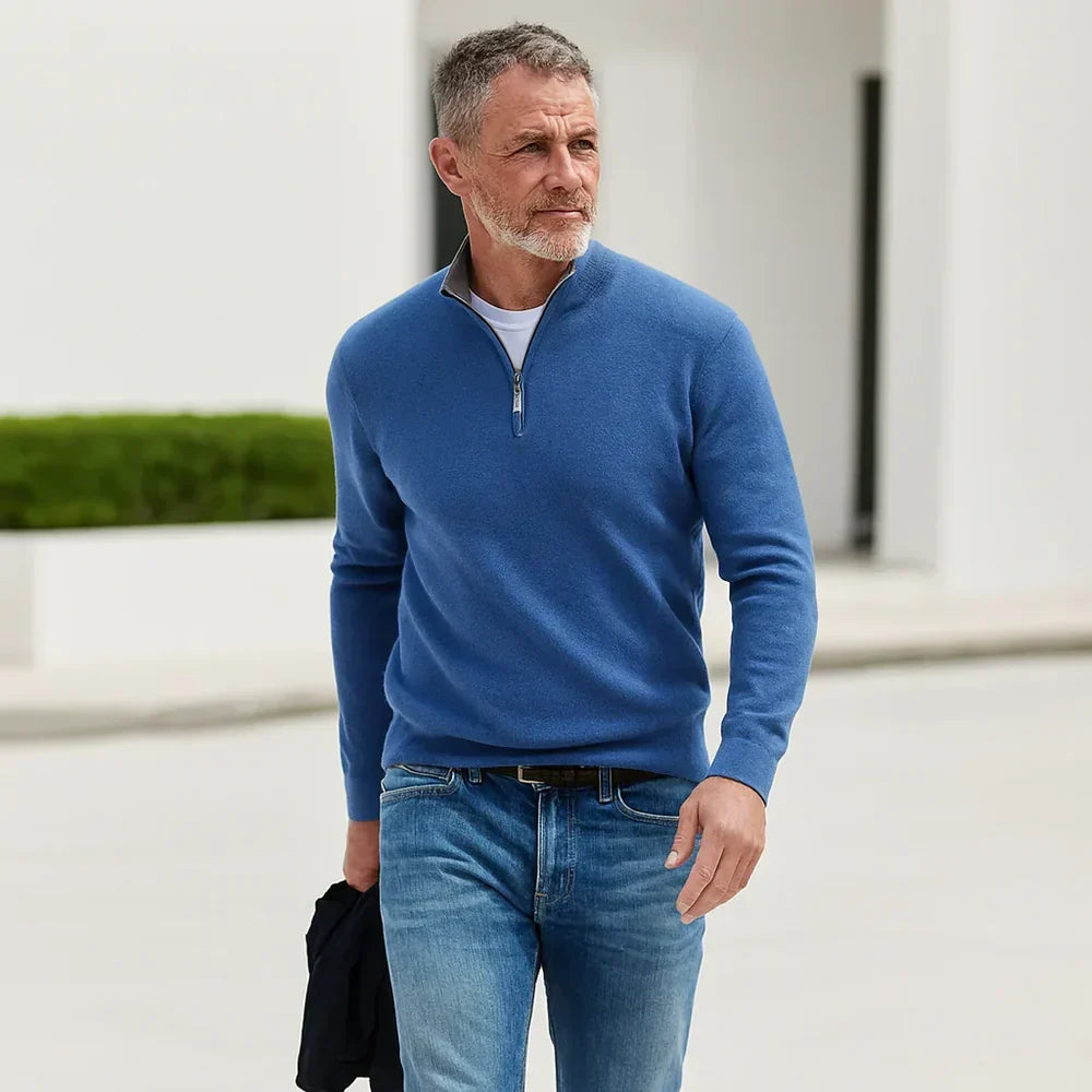 Charlie | Men's Stylish Zip-Up Pullover Jacket for Winter