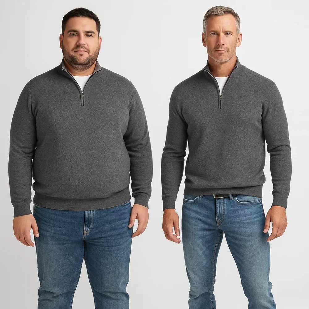 Charlie | Men's Stylish Zip-Up Pullover Jacket for Winter