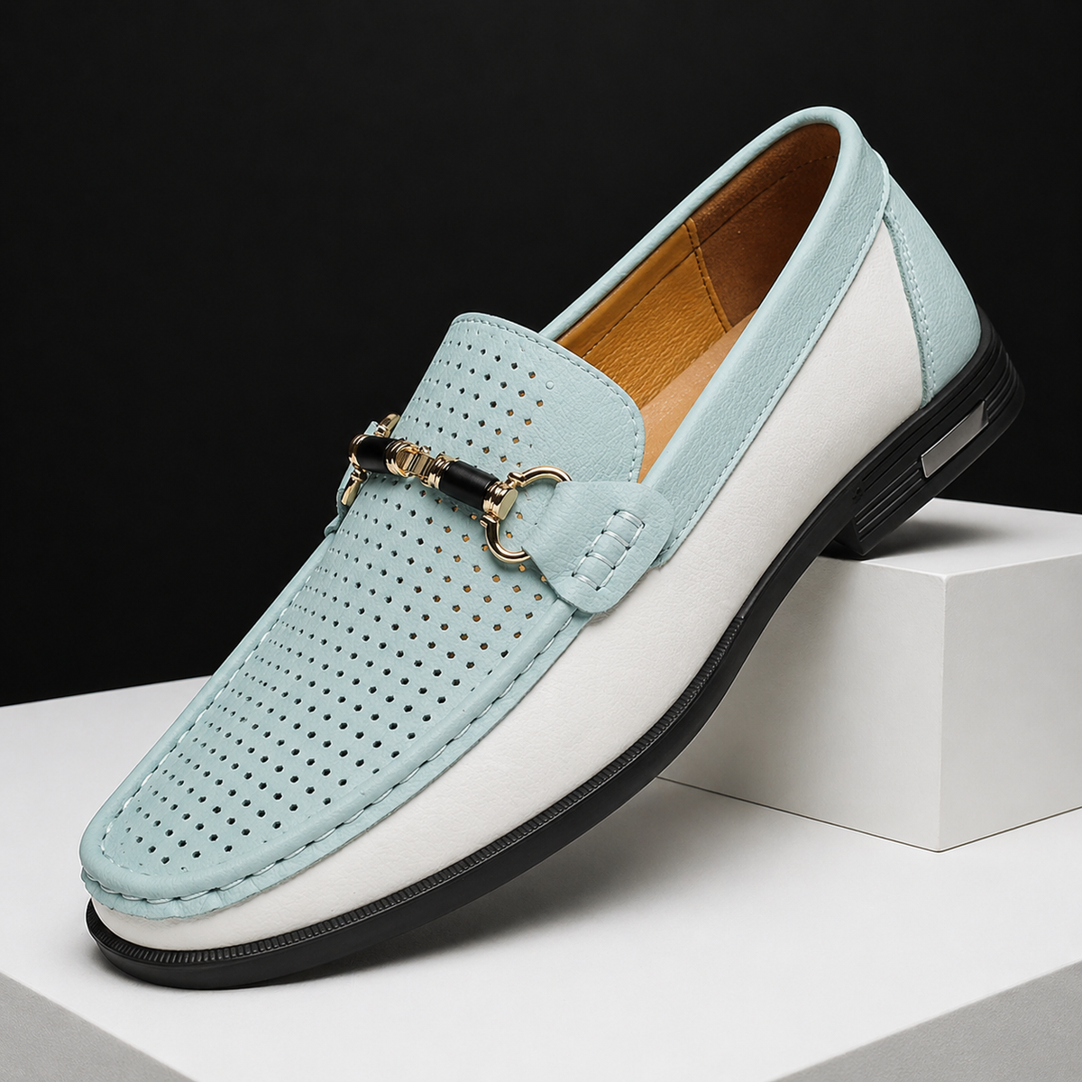 Finley | Men's Perforated Slip-On Loafers