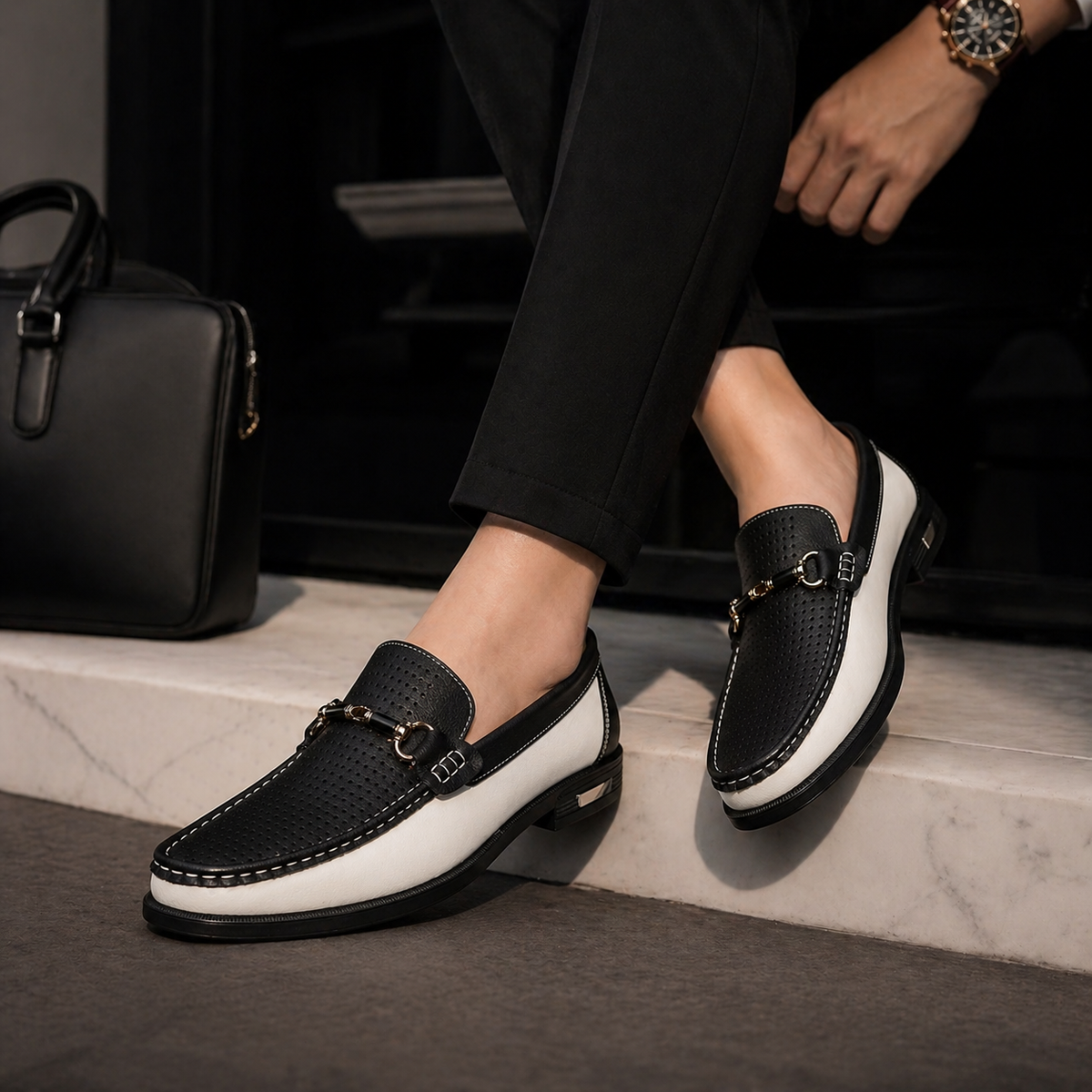 Finley | Men's Perforated Slip-On Loafers