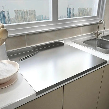ChefGuard | Stainless Steel Chopping Board with Non-Slip Pads | Durable Surface for Clean and Safe Food Prep