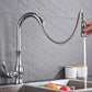 Contemporary Kitchen Mixer Tap with Pull-Out Spray & 360° Swivel Spout for Enhanced Functionality