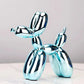 Contemporary Resin Balloon Dog Figurine | Glossy Finish for Playful Elegance