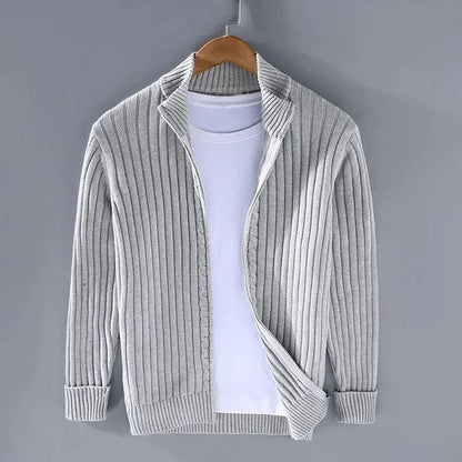 Ravello | Ribbed Zip-Up Cardigan for Winter