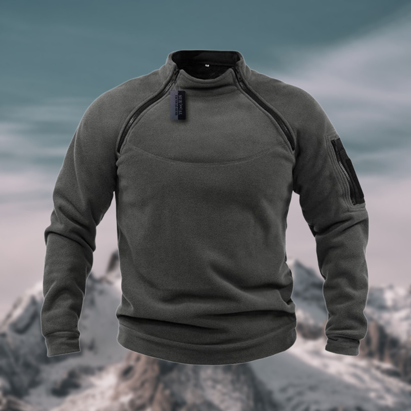 Derrick | Men's Stylish Quarter-Zip Mock Neck Sweater