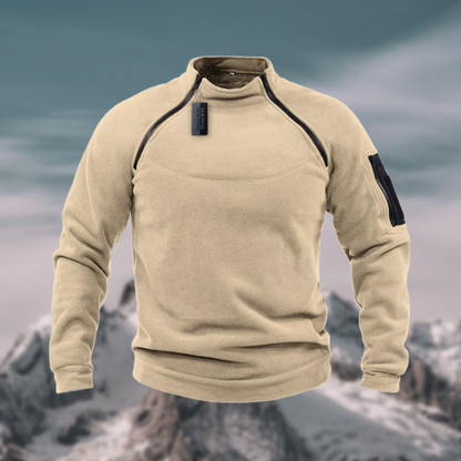 Derrick | Men's Stylish Quarter-Zip Mock Neck Sweater