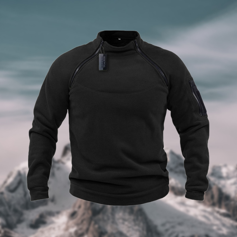 Derrick | Men's Stylish Quarter-Zip Mock Neck Sweater