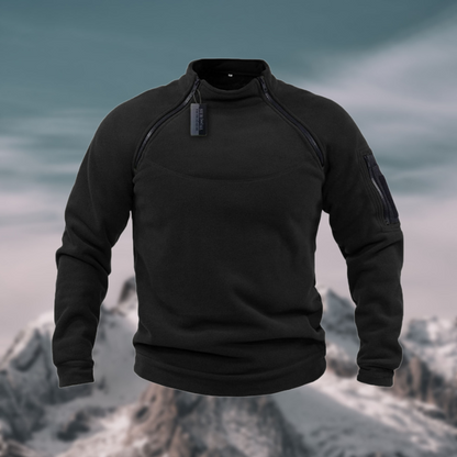 Derrick | Men's Stylish Quarter-Zip Mock Neck Sweater