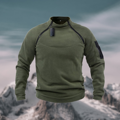 Derrick | Men's Stylish Quarter-Zip Mock Neck Sweater