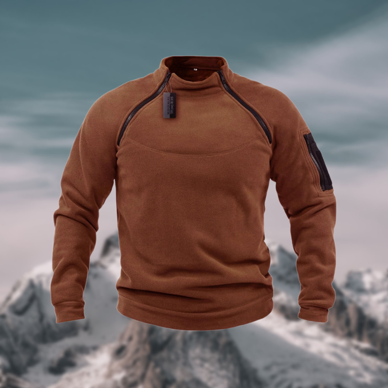Derrick | Men's Stylish Quarter-Zip Mock Neck Sweater