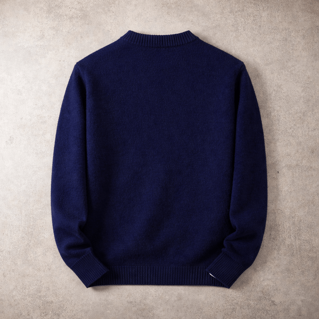 Rowan | Men's Soft Cotton-Wool Crewneck Jumper for Winter
