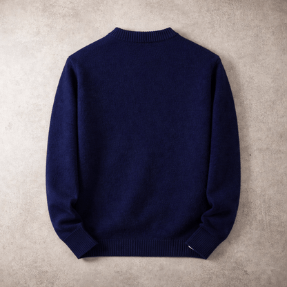 Rowan | Men's Soft Cotton-Wool Crewneck Jumper for Winter