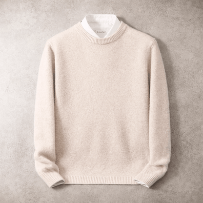 Rowan | Men's Soft Cotton-Wool Crewneck Jumper for Winter