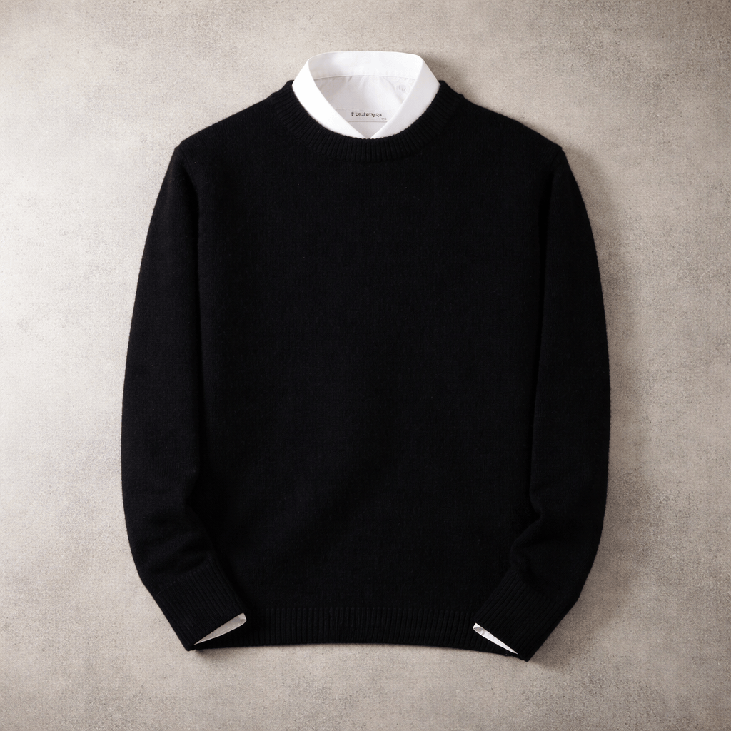 Rowan | Men's Soft Cotton-Wool Crewneck Jumper for Winter