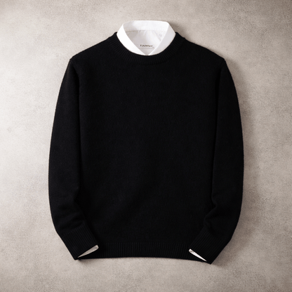 Rowan | Men's Soft Cotton-Wool Crewneck Jumper for Winter