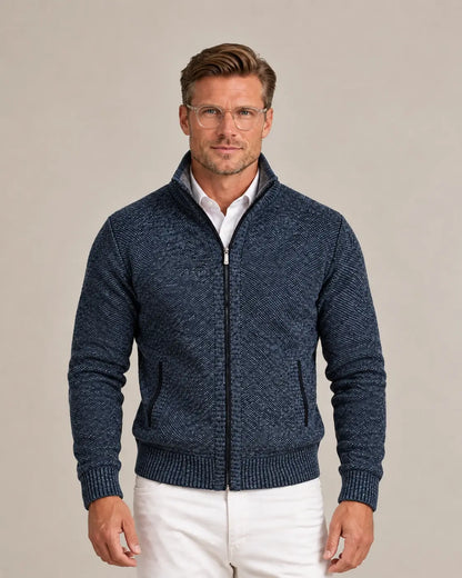 Joseph | Men's Stylish Knit Zip-Collar Jumper for Winter