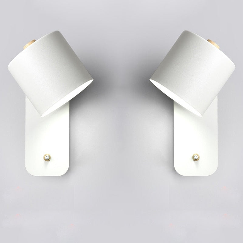DINO | Modern LED Wall Lamp Sconce with Integrated Switch & Metal Design for Elegant Indoor Lighting