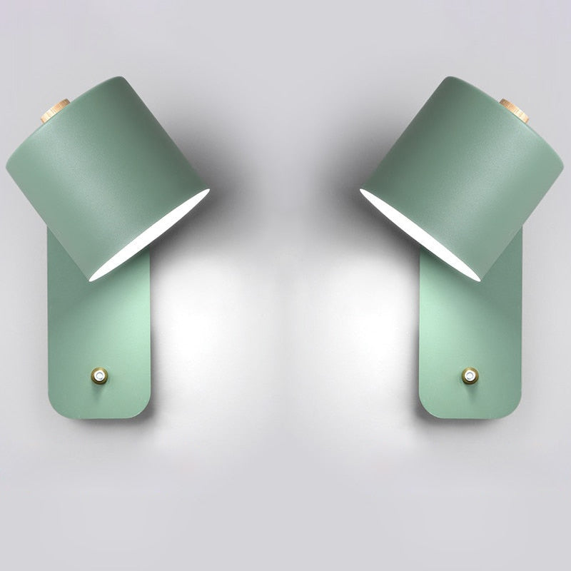 DINO | Modern LED Wall Lamp Sconce with Integrated Switch & Metal Design for Elegant Indoor Lighting