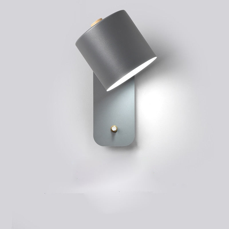 DINO | Modern LED Wall Lamp Sconce with Integrated Switch & Metal Design for Elegant Indoor Lighting