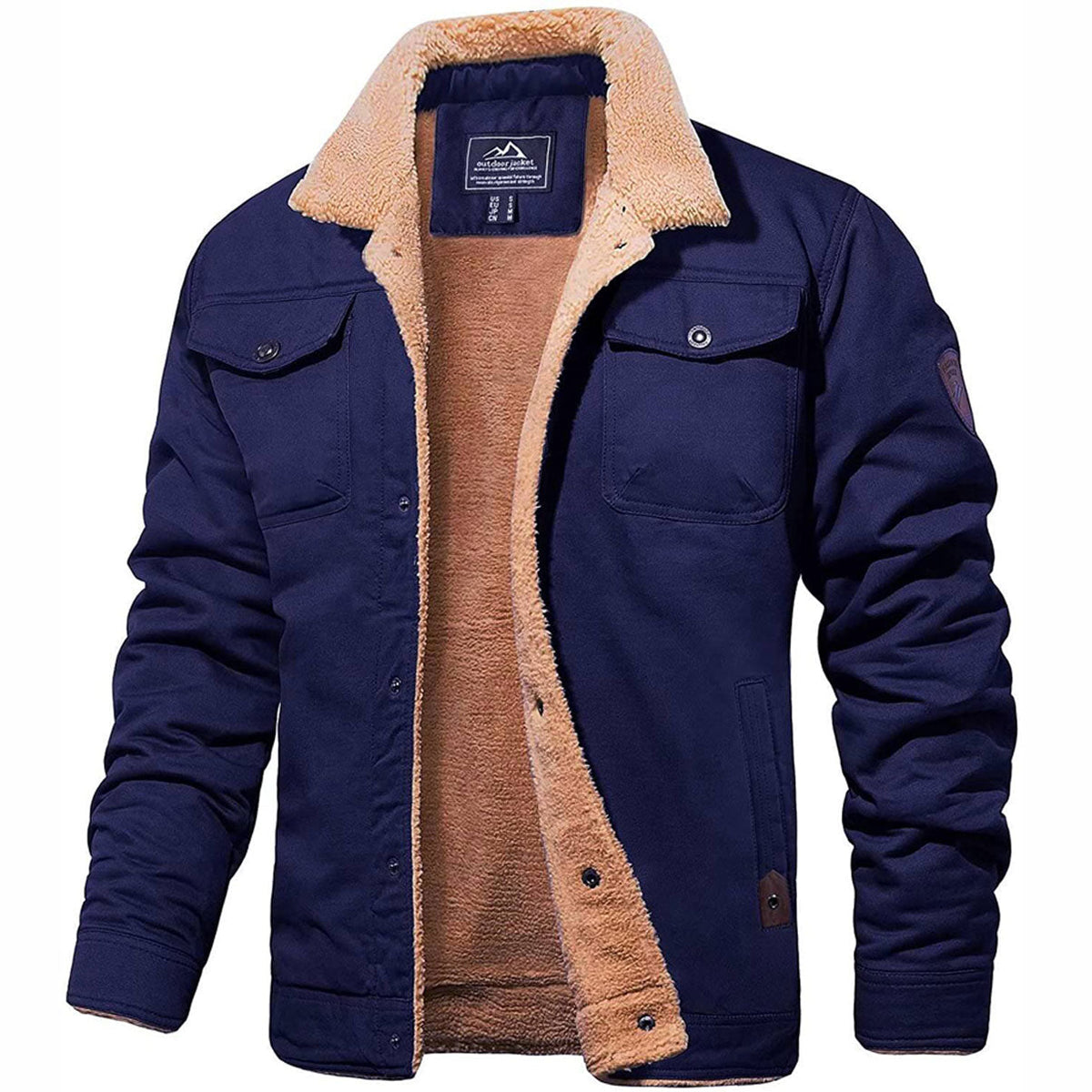 Casey | Cozy Fleece Bomber Jacket