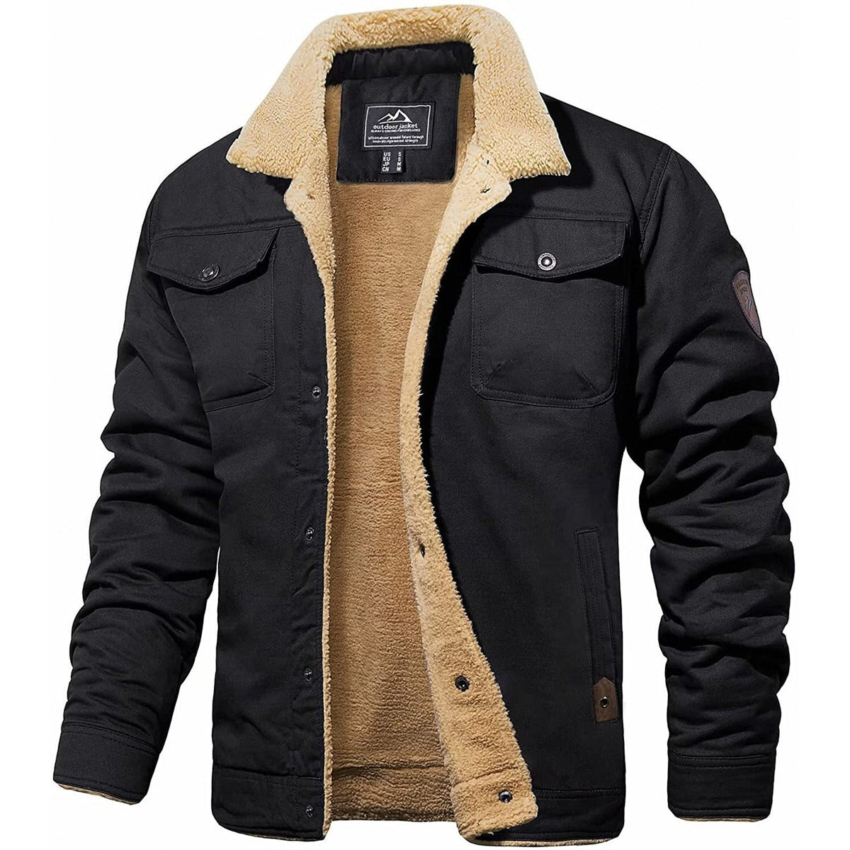Casey | Cozy Fleece Bomber Jacket