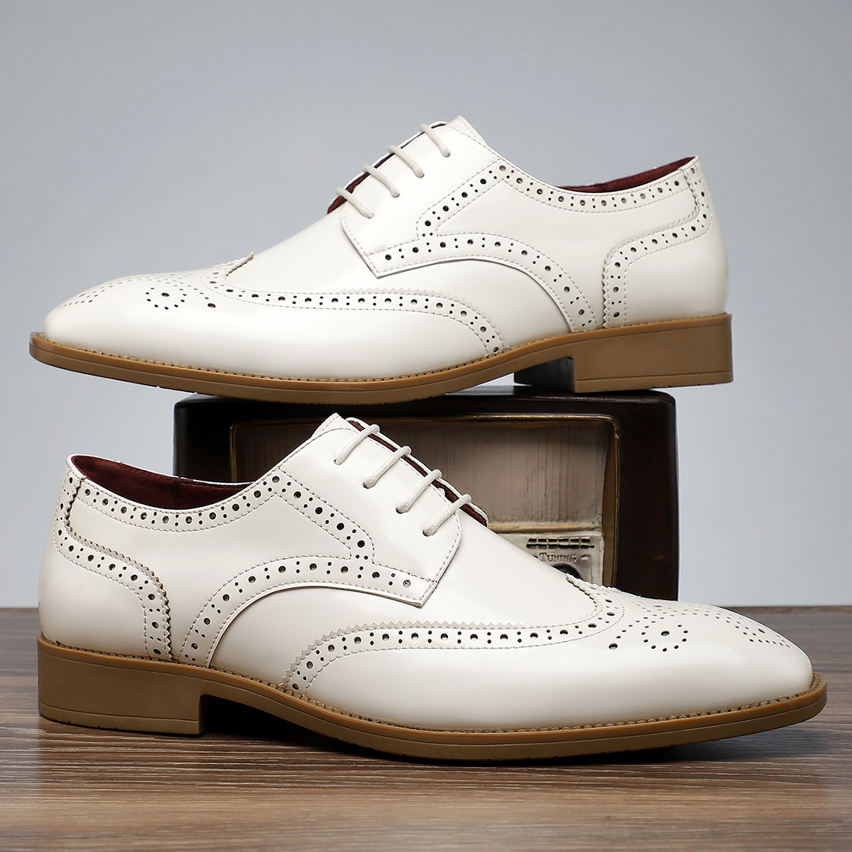 Stirling | Leather Brogue Formal Dress Shoes