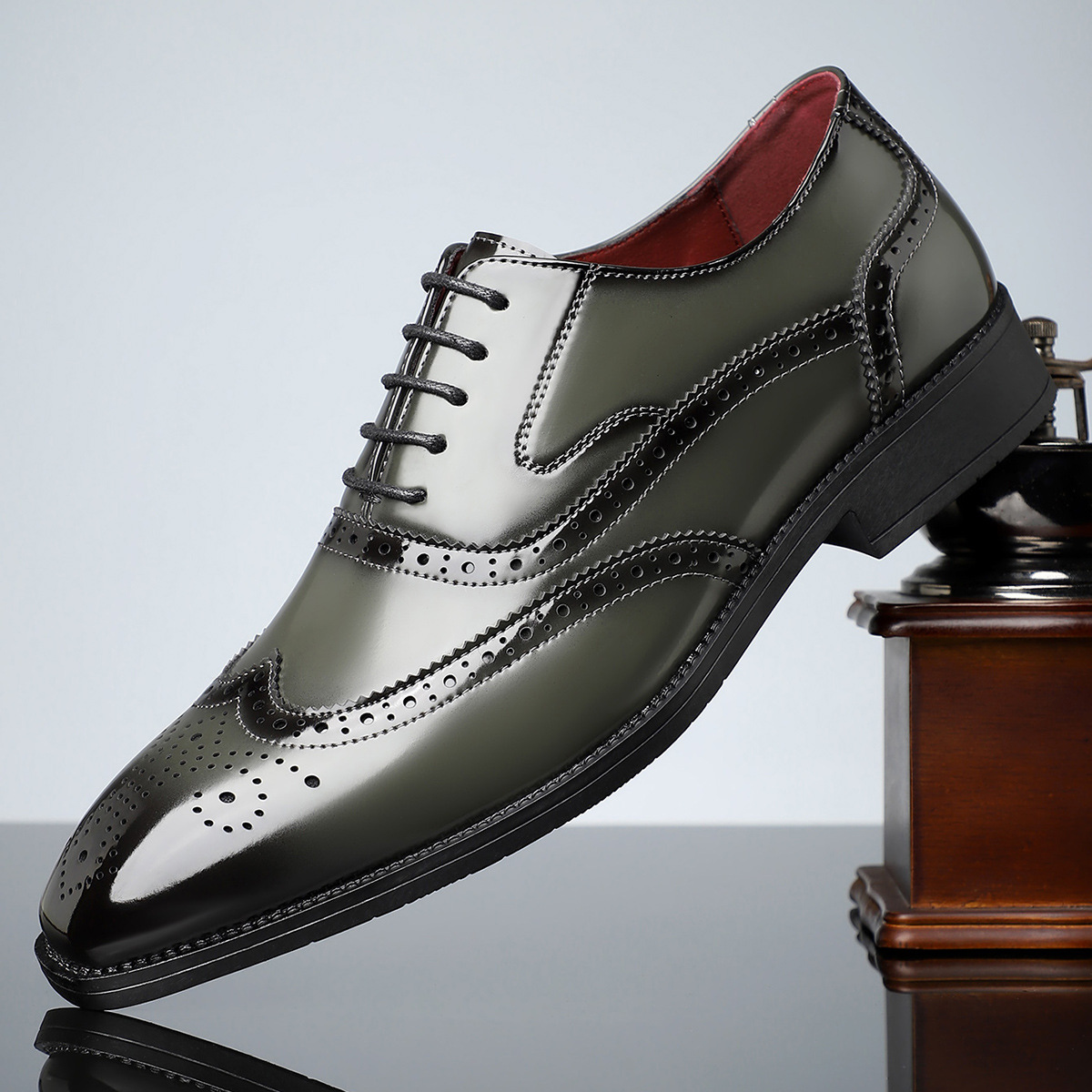 Stirling | Leather Brogue Formal Dress Shoes