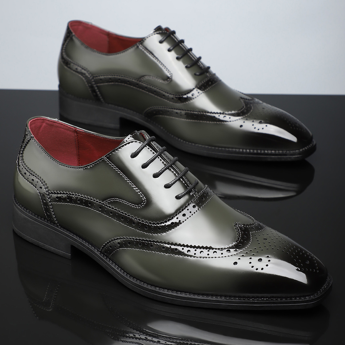 Stirling | Leather Brogue Formal Dress Shoes