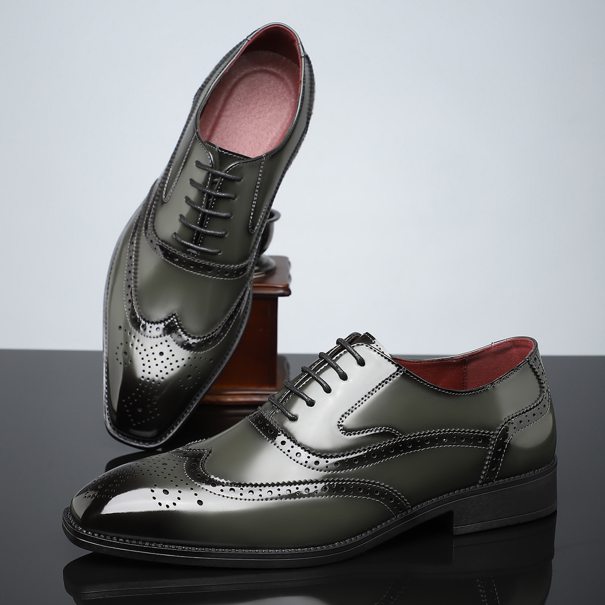 Stirling | Leather Brogue Formal Dress Shoes