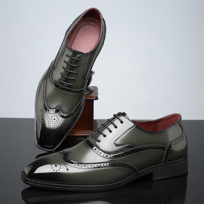 Stirling | Leather Brogue Formal Dress Shoes