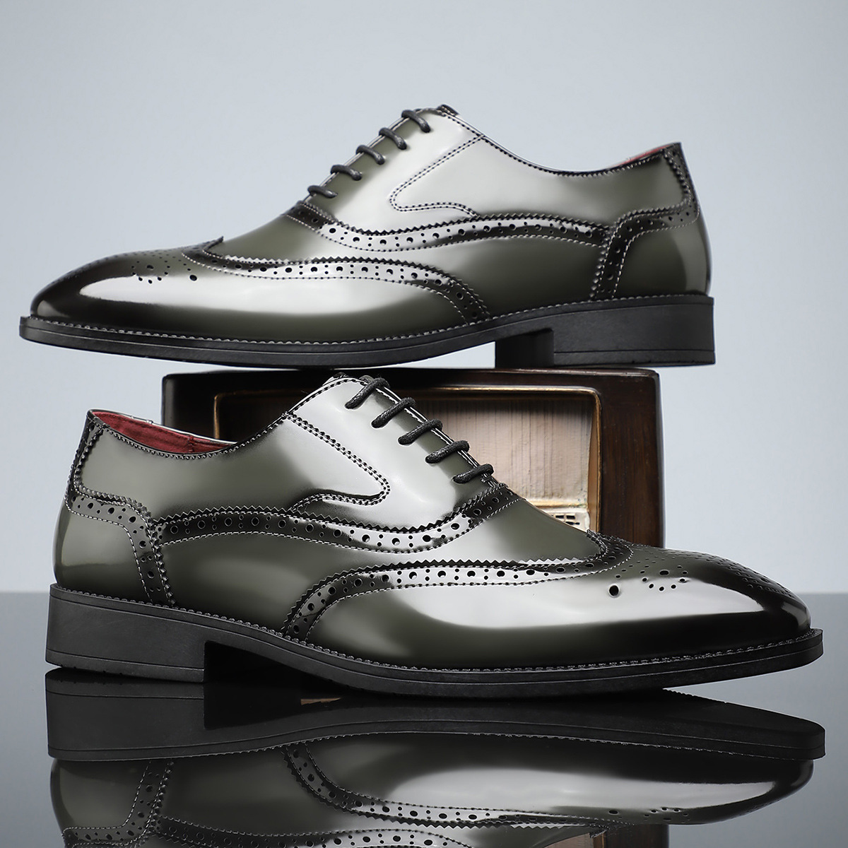 Stirling | Leather Brogue Formal Dress Shoes