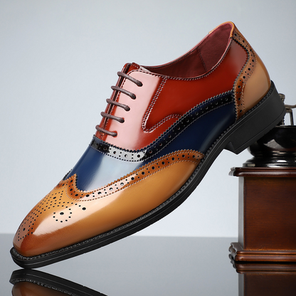 Stirling | Leather Brogue Formal Dress Shoes
