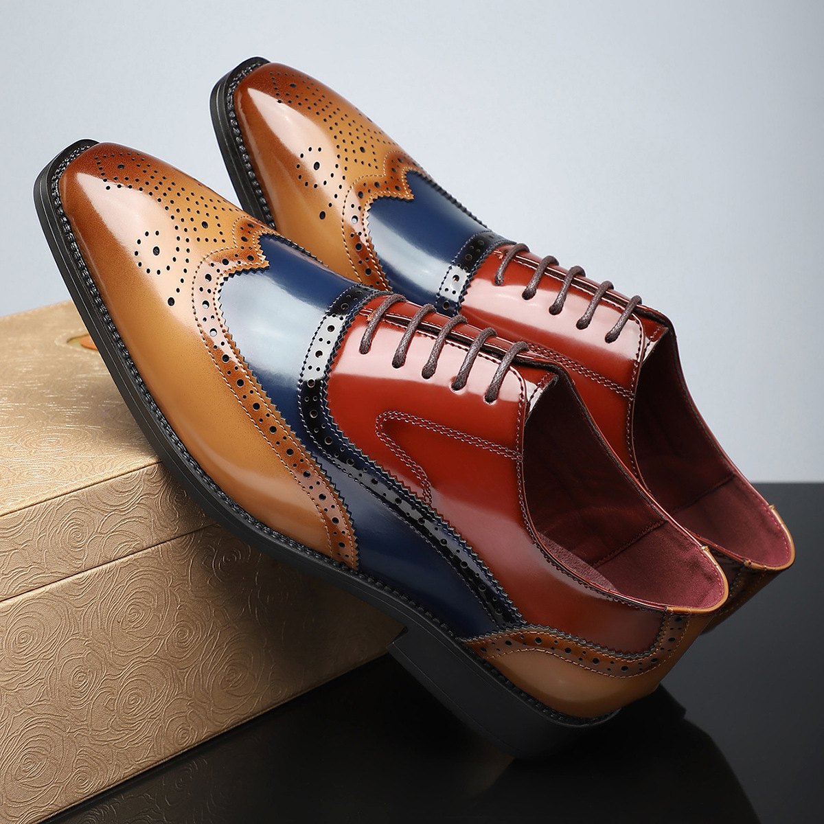 Stirling | Leather Brogue Formal Dress Shoes