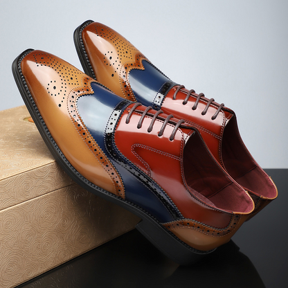 Stirling | Leather Brogue Formal Dress Shoes