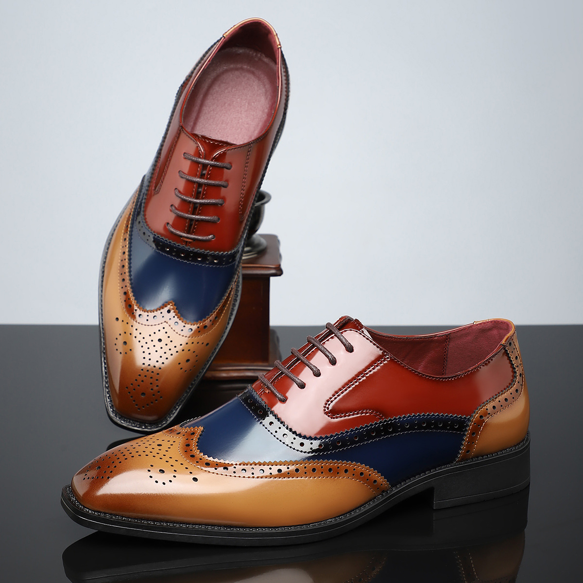 Stirling | Leather Brogue Formal Dress Shoes