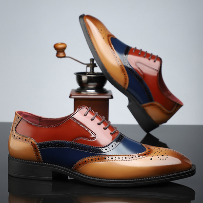 Stirling | Leather Brogue Formal Dress Shoes