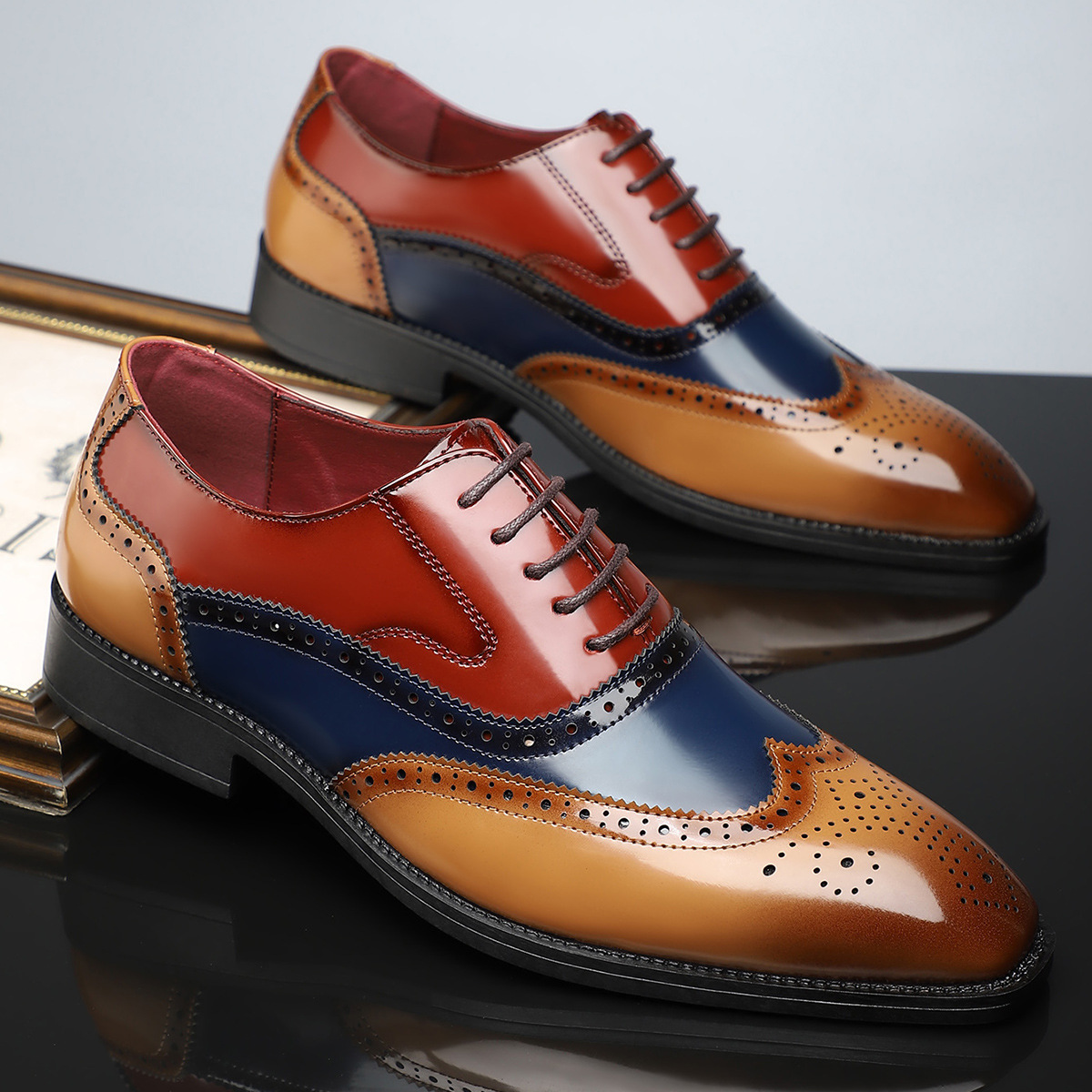 Stirling | Leather Brogue Formal Dress Shoes